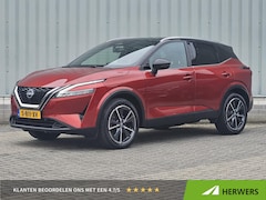 Nissan Qashqai - 1.3 MHEV Tekna / Trekhaak 1800KG / Adaptief Cruise Control / Panoramadak / Elektrisch Vers