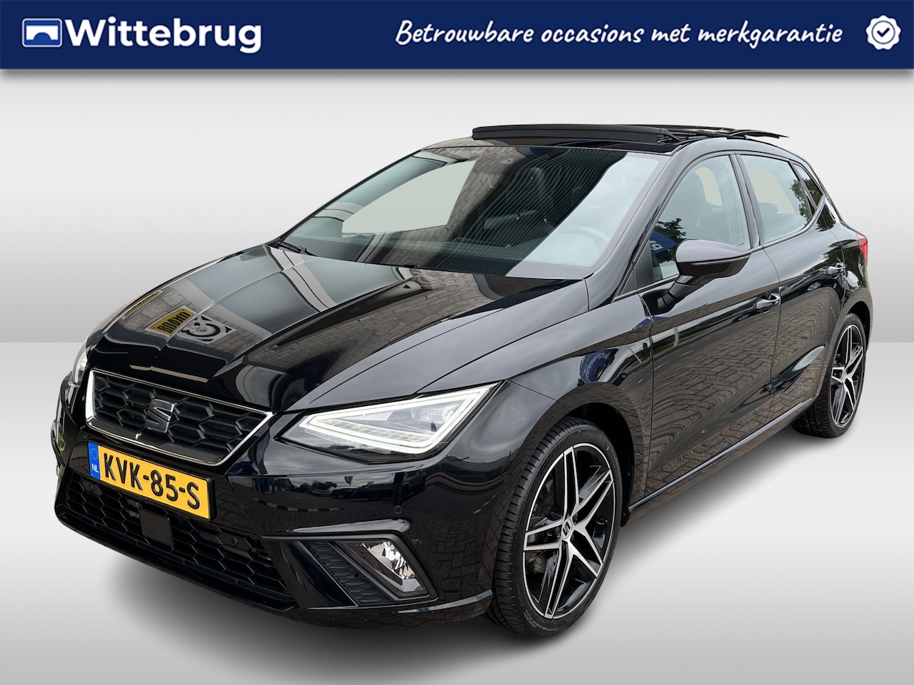 SEAT Ibiza - 1.0 TSI FR / PANO/ 110PK/ CRUISE/ PARK.SENSOREN V+A/ CAMERA/ ALCANTARA/ NAVI/ FULL LINK/ S - AutoWereld.nl