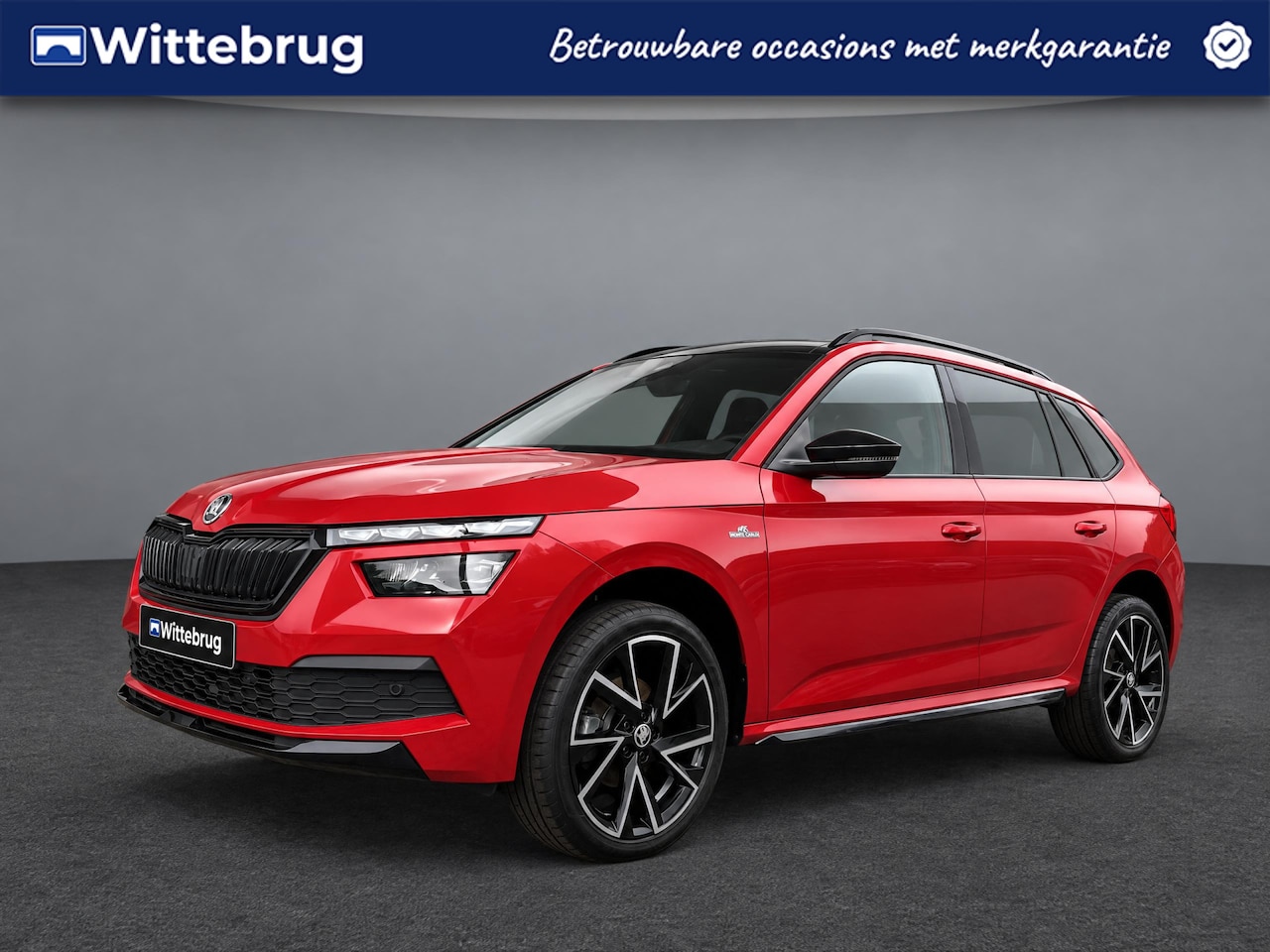 Skoda Kamiq - 1.0 TSI 95pk Monte Carlo / Panorama dak / Smart Link / Stoelverwarming / Parkeersensoren V - AutoWereld.nl