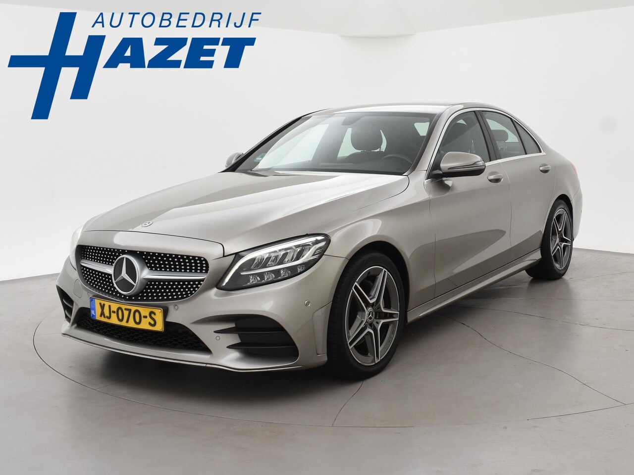 Mercedes-Benz C-klasse - 180 AMG-LINE AUT. FACELIFT + AFN. TREKHAAK | BREEDBEELD NAVI | STOELVERW. | CAMERA - AutoWereld.nl