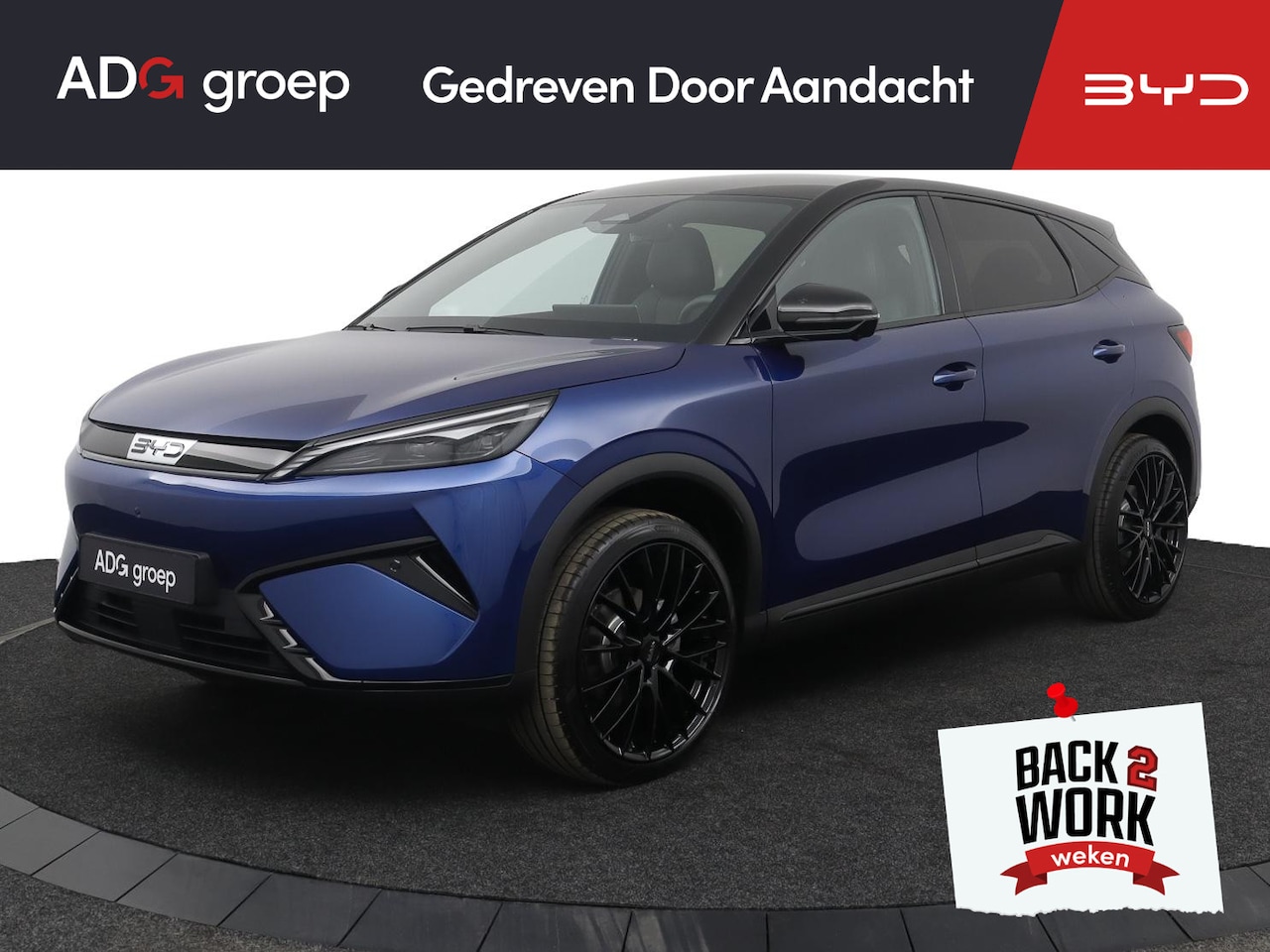 BYD ATTO 3 EVO - Design 74.8 kWh Black-Edition| Unieke uitvoering | 360 graden camera | 1500kg trekgewicht - AutoWereld.nl