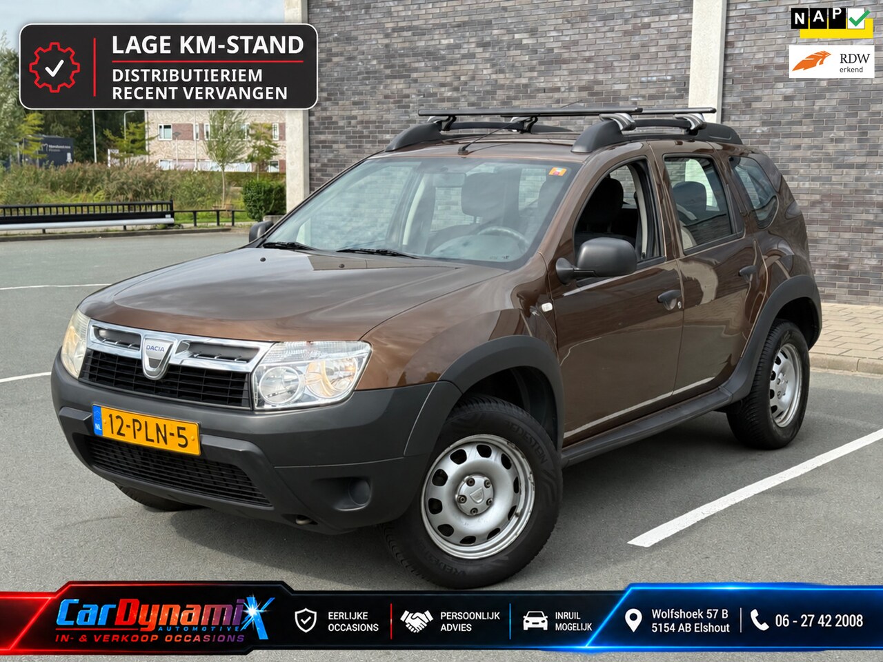 Dacia Duster - 1.6 Ambiance 2wd | Distributie Gedaan | Airco | Dakdragers - AutoWereld.nl