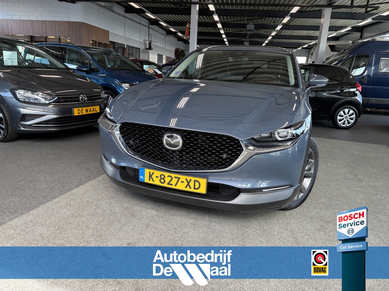 Mazda CX-30 - 2.0 e-SkyActiv-X 185pk Mild Hybrid Luxury LEDER/BOSE/HUD/DODEHOEK/CAMERA/18INCH/PDC/KEYLES - AutoWereld.nl