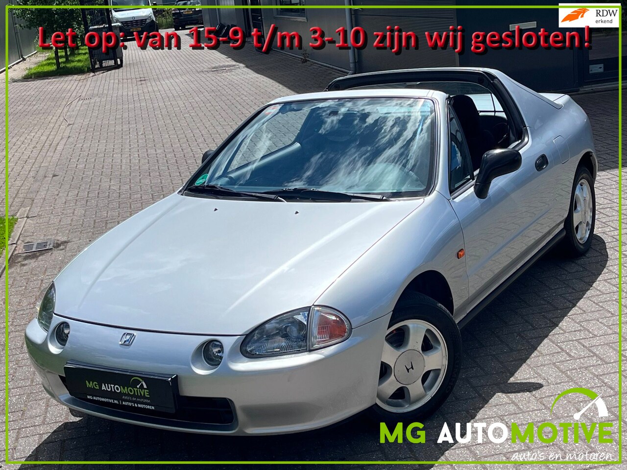 Honda CRX - 1.6 CRX ESi | Targa | Nette auto | Weinig km | Onderhoud compleet! - AutoWereld.nl