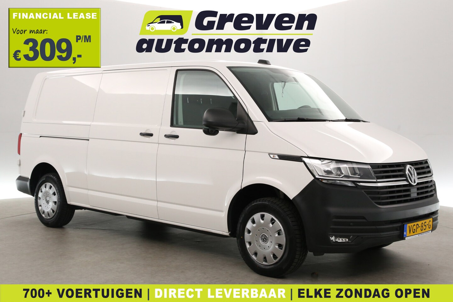 Volkswagen Transporter - 2.0 TDI 150PK L2H1 | DSG | Automaat | Airco | Cruise | Camera | 3 Zits | Carplay | Navi | - AutoWereld.nl