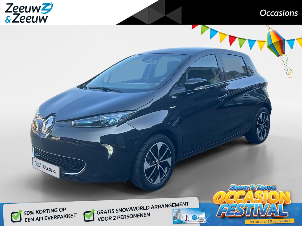 Renault Zoe - R110 Iconic 41 kWh | AIRCO WERKT NIET !! | KOOP ACCU | BOSE | CAMERA | NAVI | 12 MAANDEN B - AutoWereld.nl