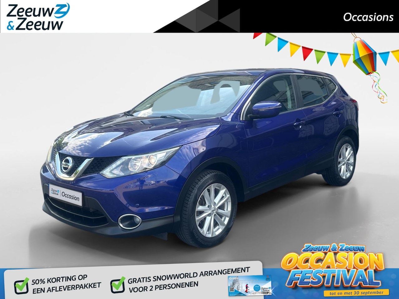 Nissan Qashqai - 1.2 Acenta | Climate | Cruise | Trekhaak | Parkeersensoren | Camera | Navigatie | - AutoWereld.nl