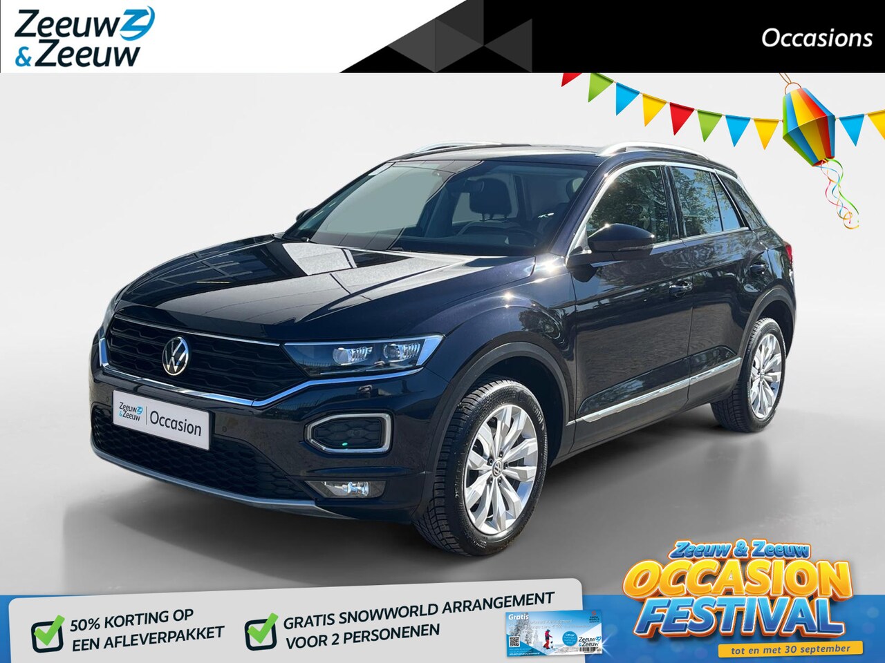 Volkswagen T-Roc - 1.5 TSI Sport | Adaptieve Cruise Control | Stoelverwarming | Parkeercamera | Digitale Cock - AutoWereld.nl
