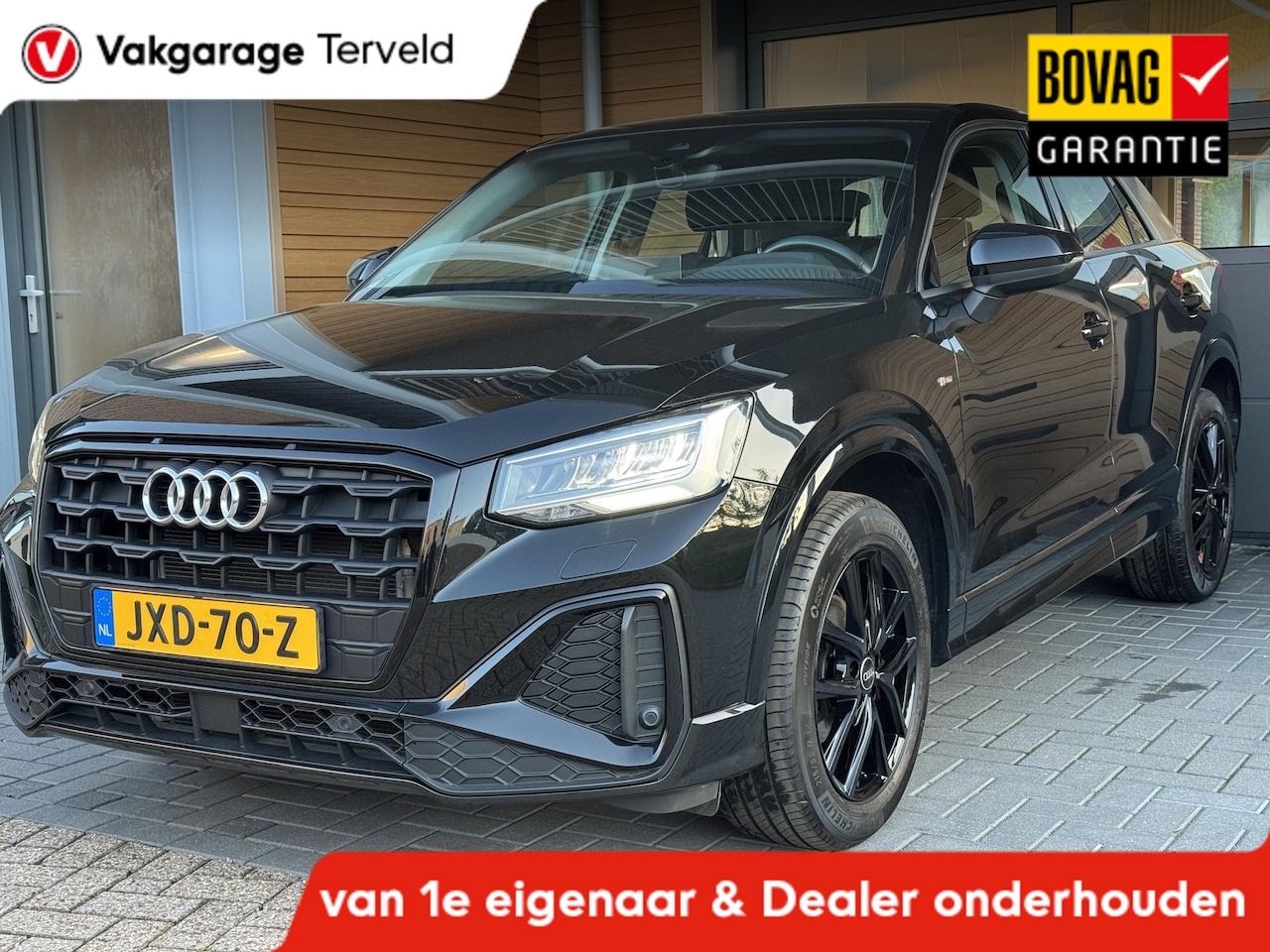 Audi Q2 - 35 TFSI S-line,Cam,Carpl,Navi,Cruise,Leer - AutoWereld.nl