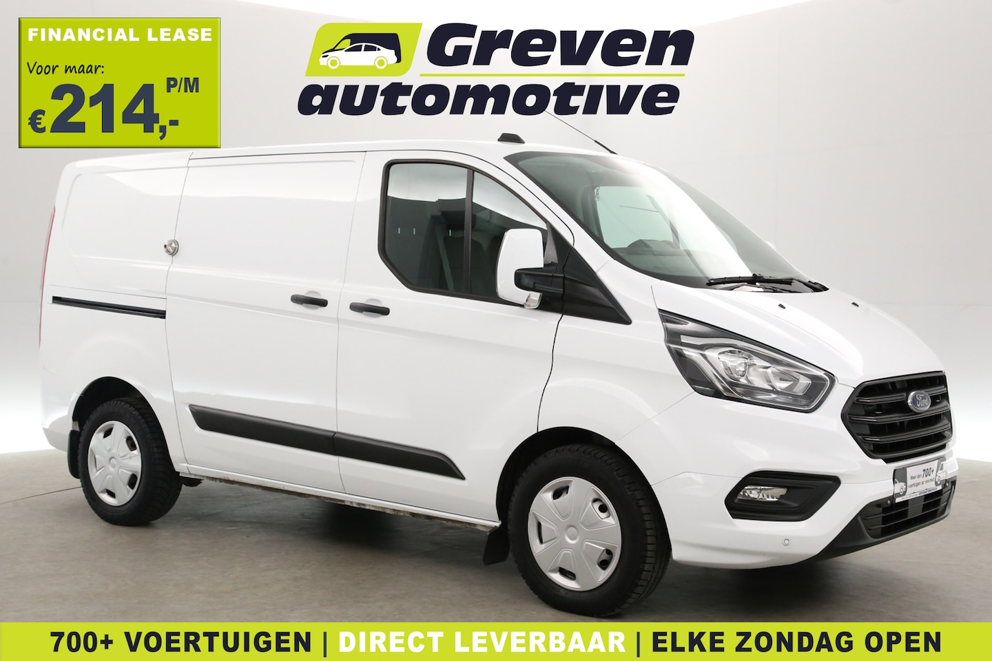 Ford Transit Custom - 2.0 TDCI L1H1 | Airco | Cruise | 3 Zits | Parkeersens. | Stoelverw. | Trekhaak - AutoWereld.nl