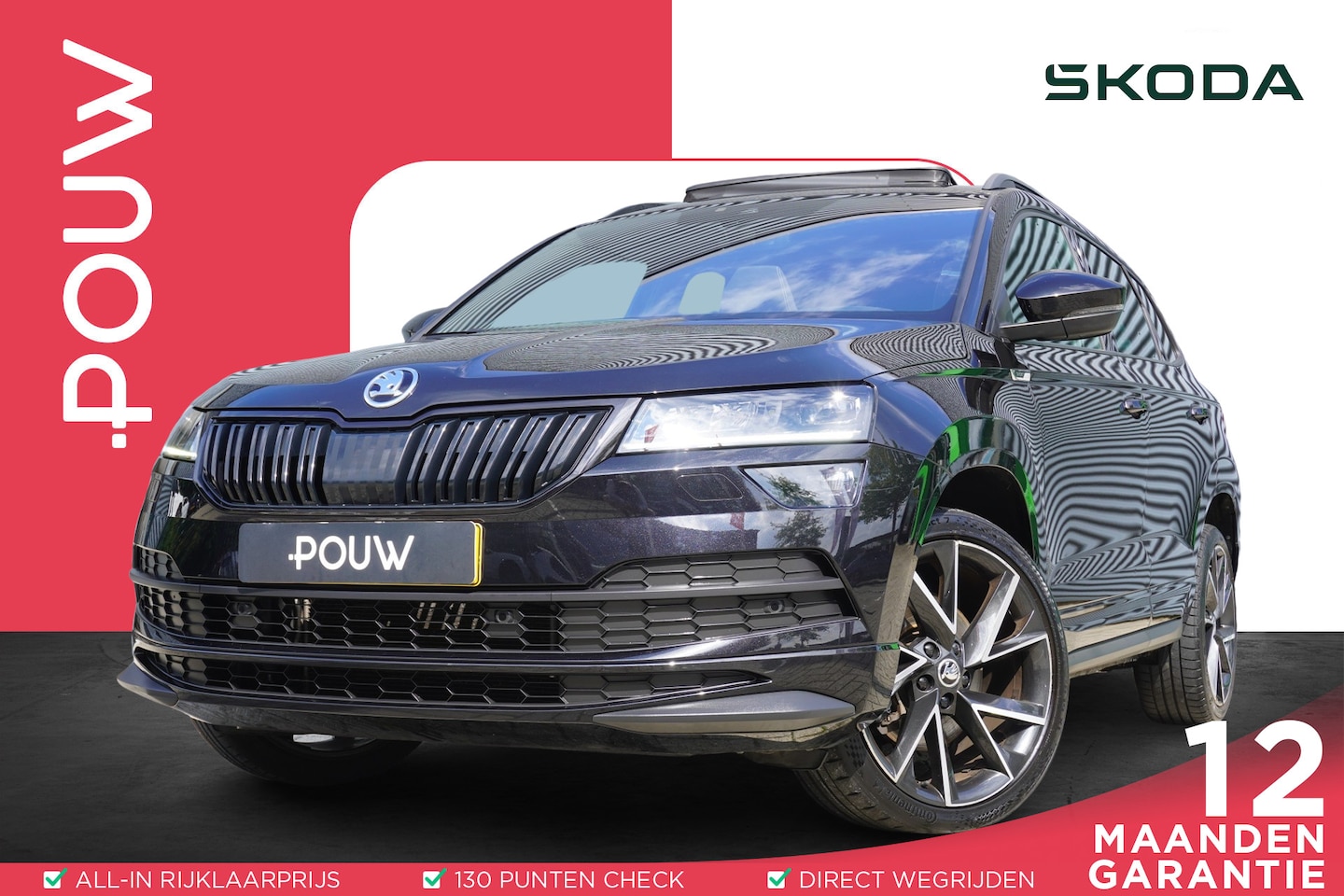 Skoda Karoq - 1.5 TSI 150pk DSG ACT Sportline Business | Panoramadak | Canton Audio | Stoel/Stuur Verwar - AutoWereld.nl