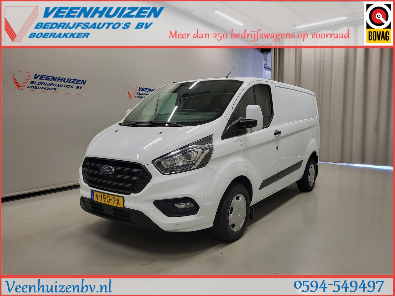 Ford Transit Custom - 2.0TDCI Inrichting Trekhaak Euro 6! - AutoWereld.nl