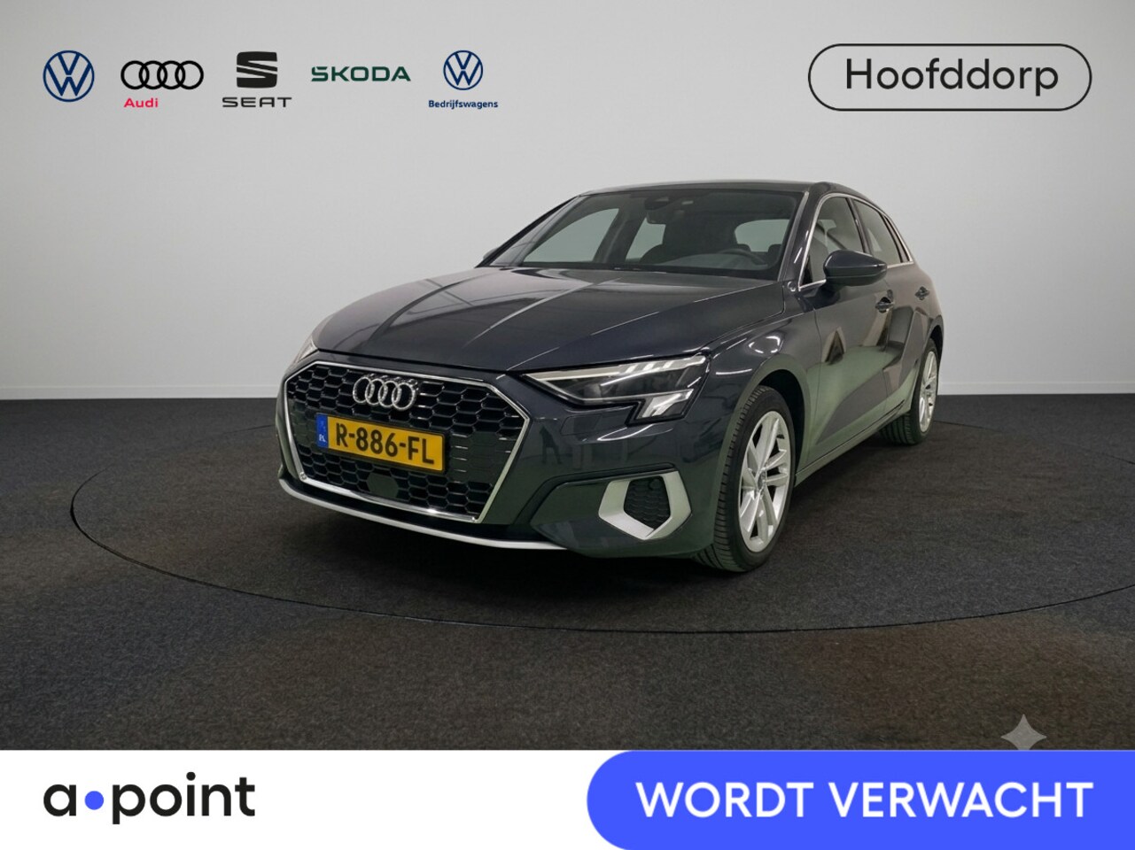 Audi A3 Sportback - 30 TFSI Advanced edition 110 pk S-tronic | Navigatie | Parkeersensoren achter | Apple Carp - AutoWereld.nl