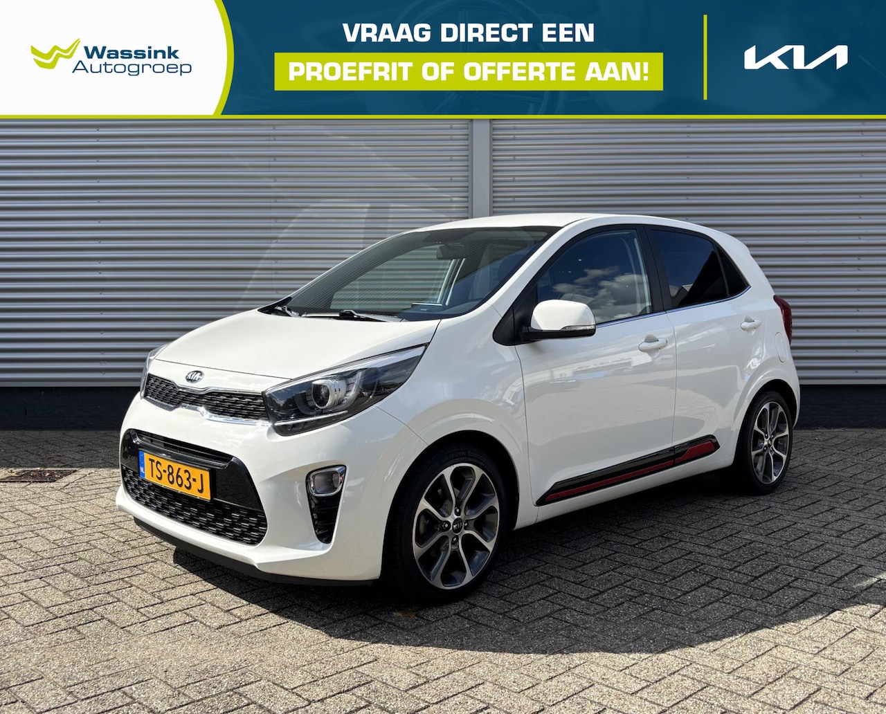 Kia Picanto - 1.0 CVVT Design Edition | Kunstleer | Climate Control | Navigatie | - AutoWereld.nl