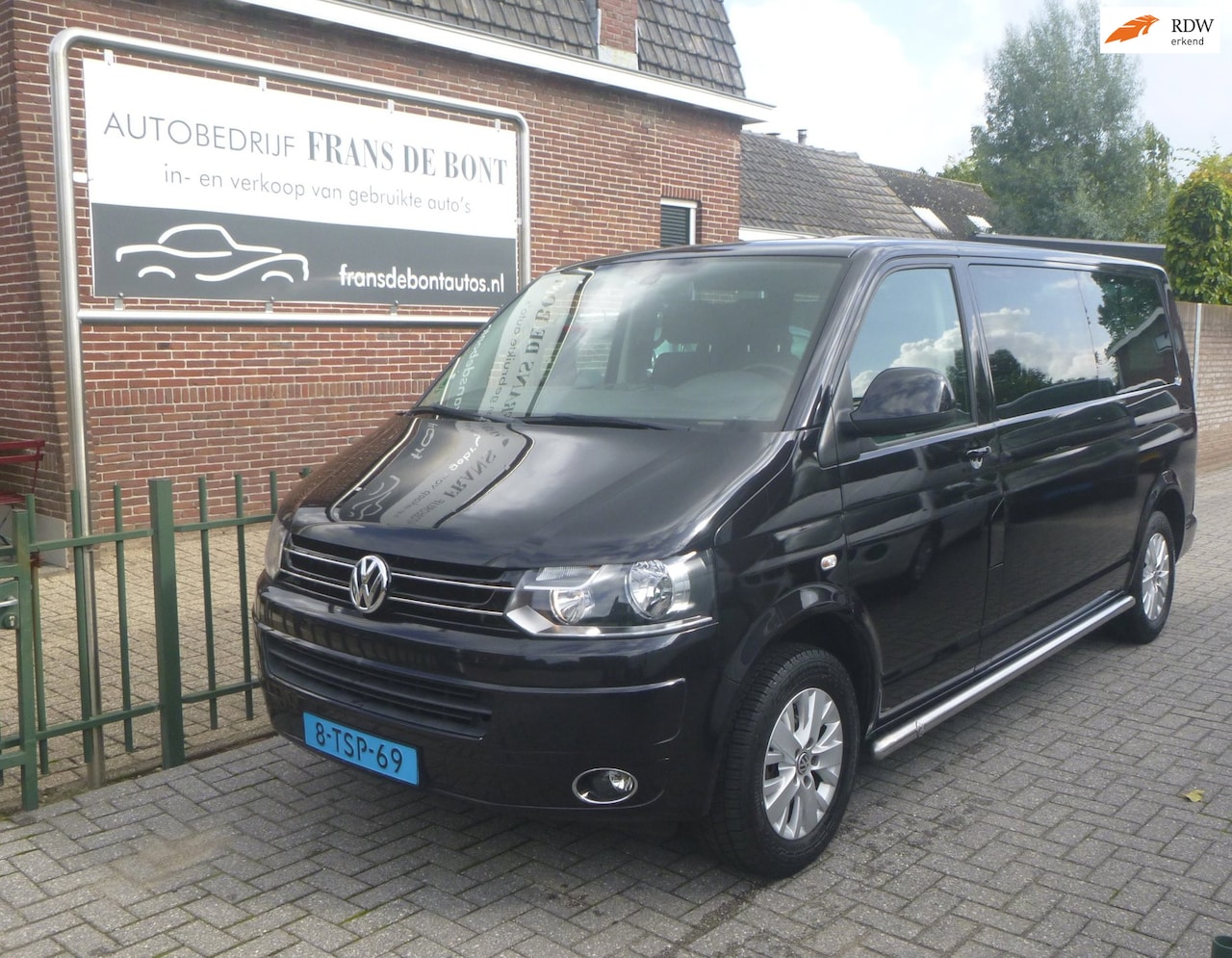 Volkswagen Transporter Kombi - 2.0 TDI L2H1 BM Highline 9 persoons airco € 8150 ex btw - AutoWereld.nl