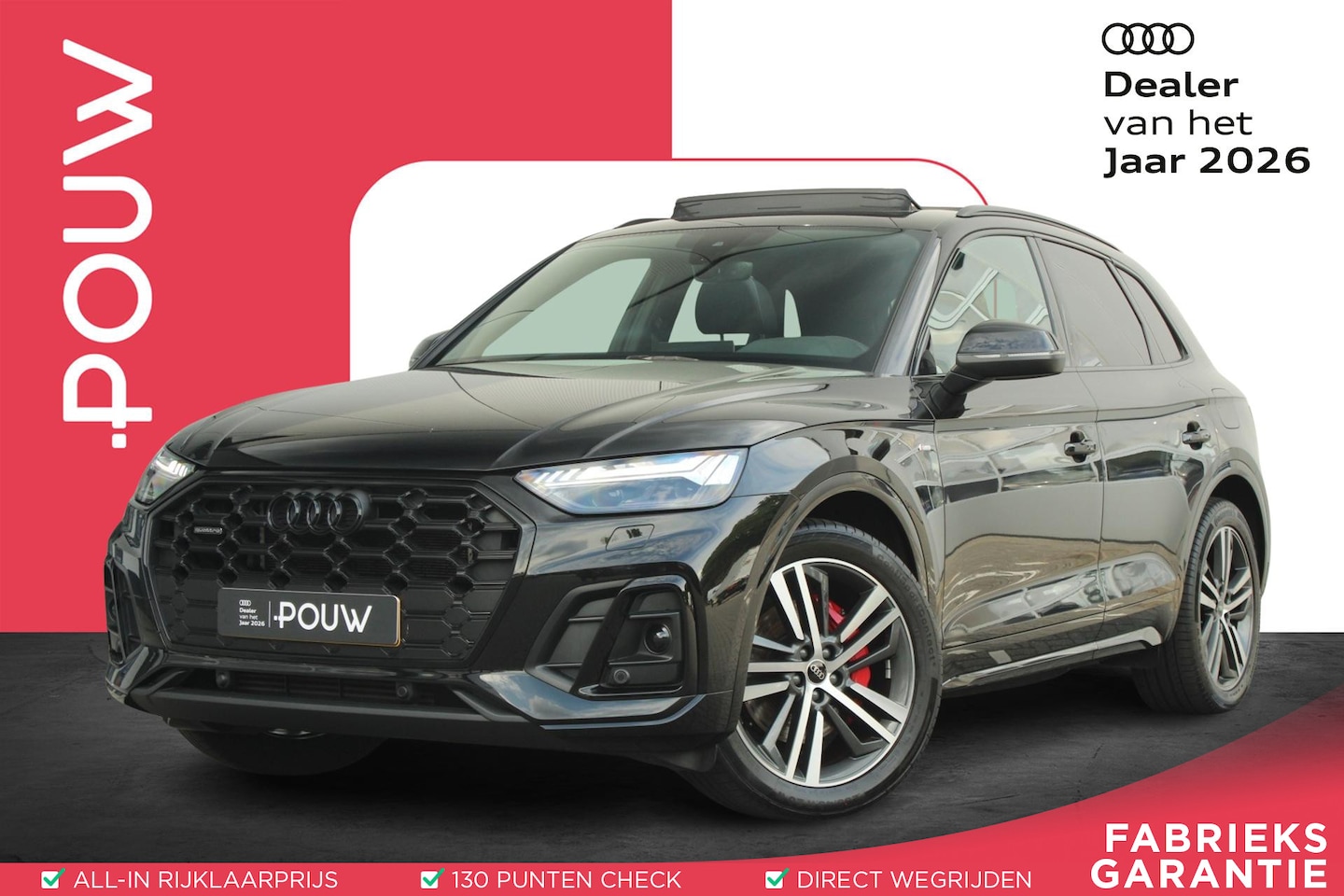 Audi Q5 - 50 TFSIe 299pk S edition Competition | Panoramadak | Luchtvering | Trekhaak | Adaptive Cru - AutoWereld.nl