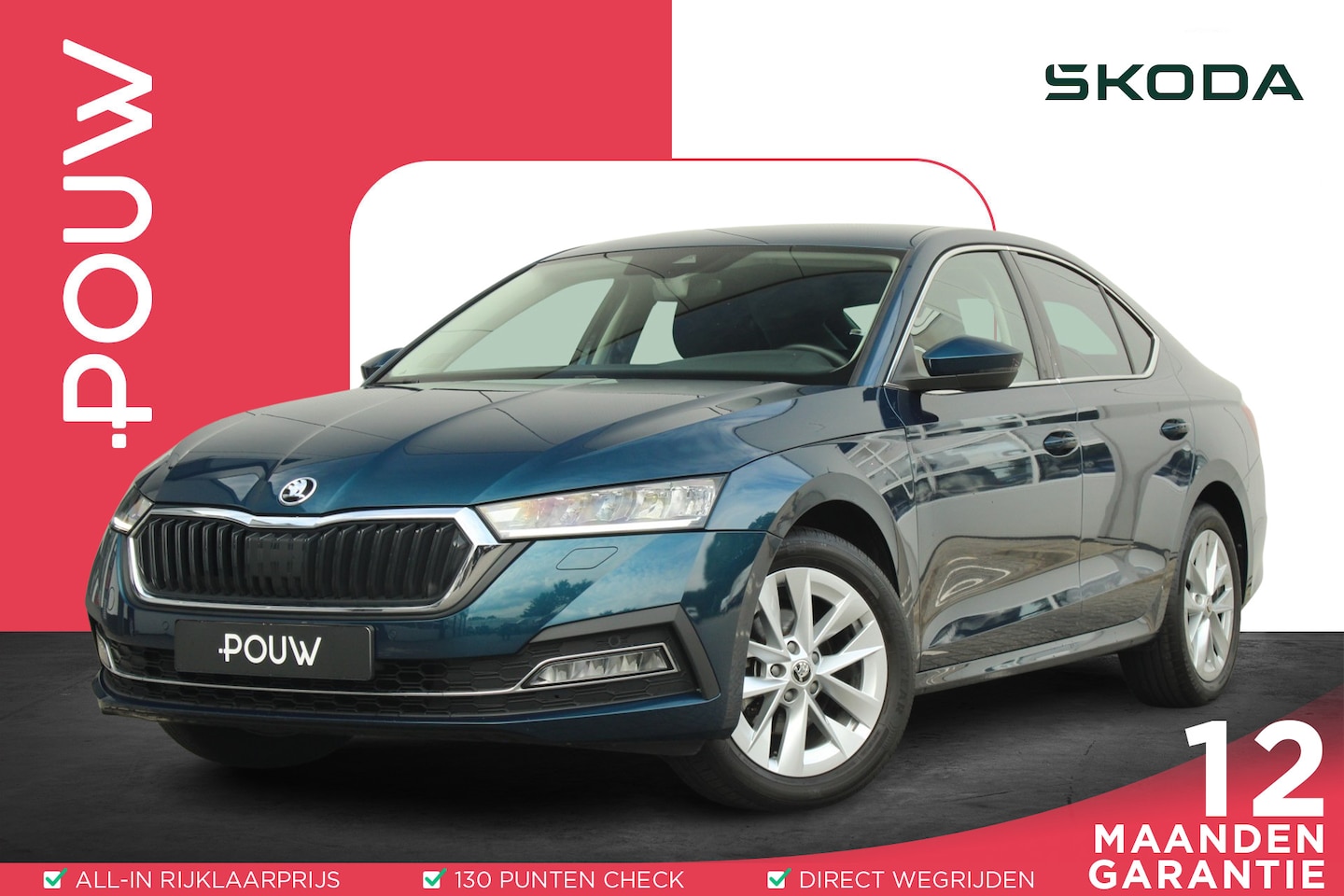 Skoda Octavia - 1.0 TSI 110pk Business Edition Plus | Keyless Entry | Navigatie | Apple CarPlay/ Android A - AutoWereld.nl