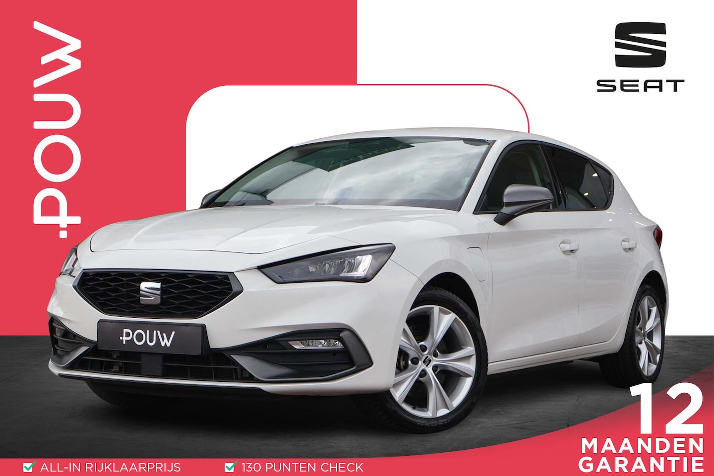SEAT Leon - 1.4 TSI eHybrid 204pk PHEV FR Business Intense | SoH 94% | Navigatie | PDC | Stuur en Stoe - AutoWereld.nl