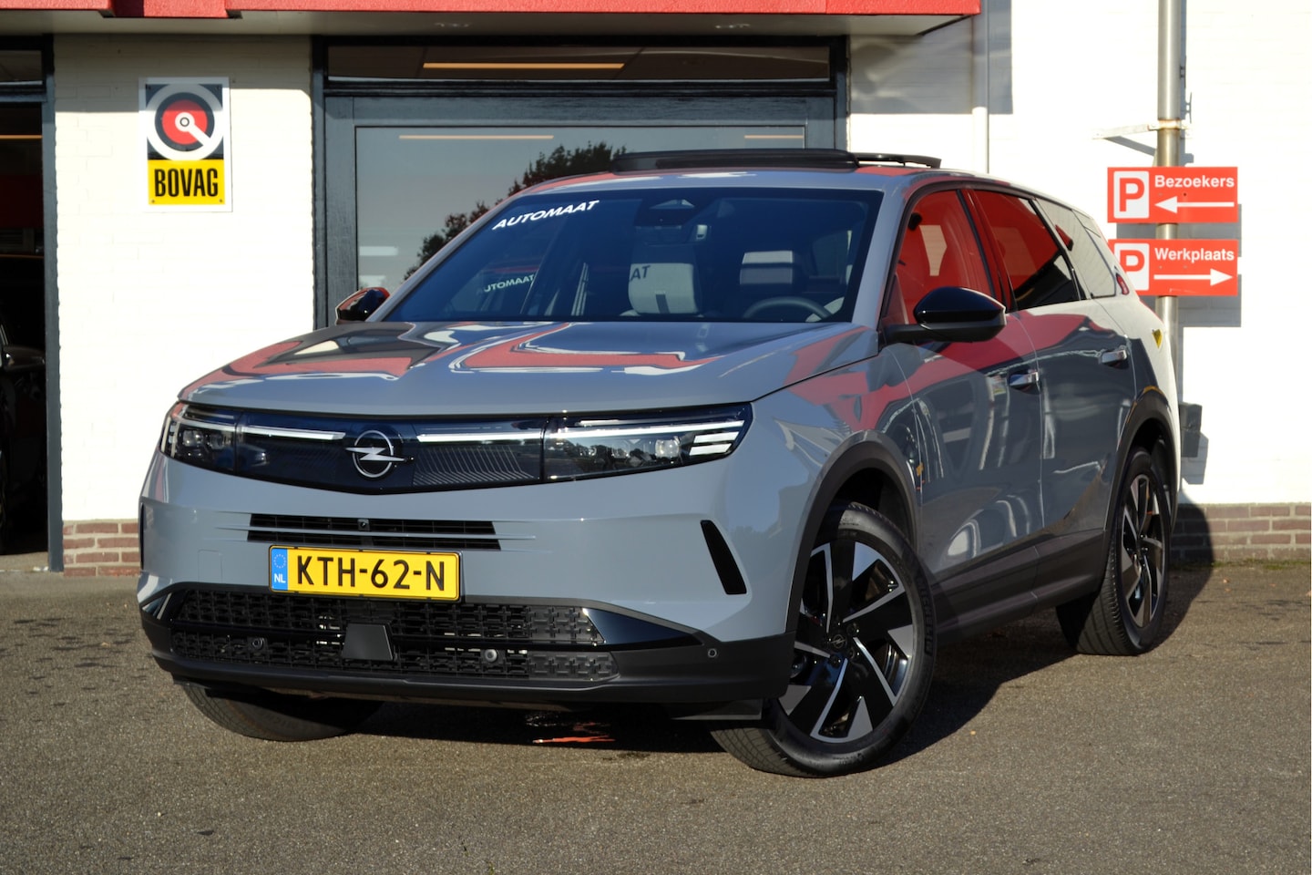 Opel Grandland - 145 Pk, Turbo Hybrid GS Automaat, Open Dak, Head Up, Keyless, Focal, 360 Camera, etc etc - AutoWereld.nl