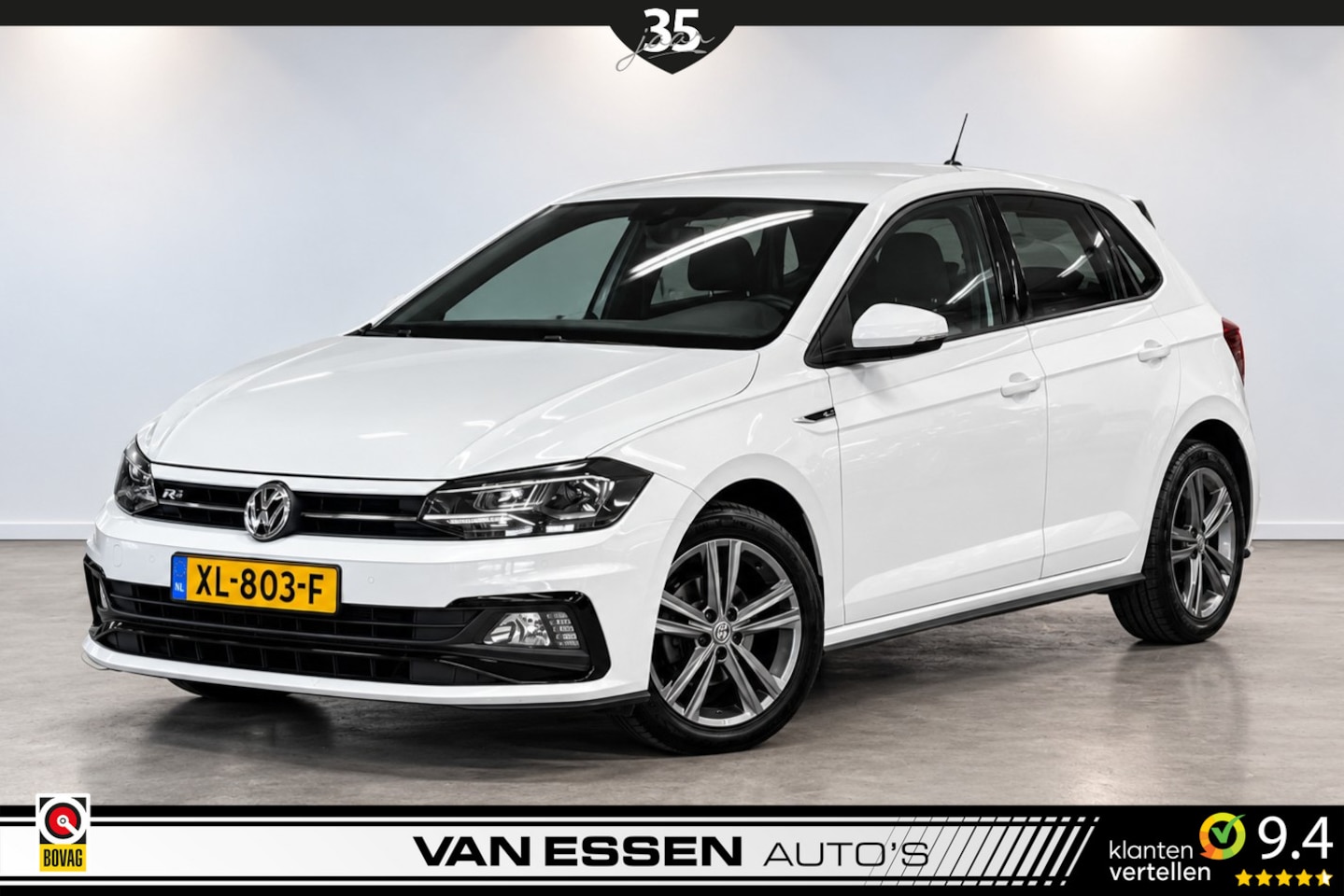 Volkswagen Polo - 1.0 TSI R-Line Highline | Adaptieve Cruise | Distributie al Vervangen | NL-AUTO! - AutoWereld.nl