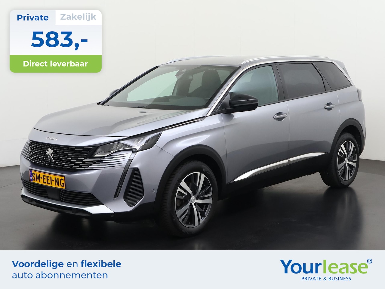 Peugeot 5008 - 1.2 PureTech Allure Pack 7p. | All-in 583,- Private Lease | Direct uit voorraad - AutoWereld.nl