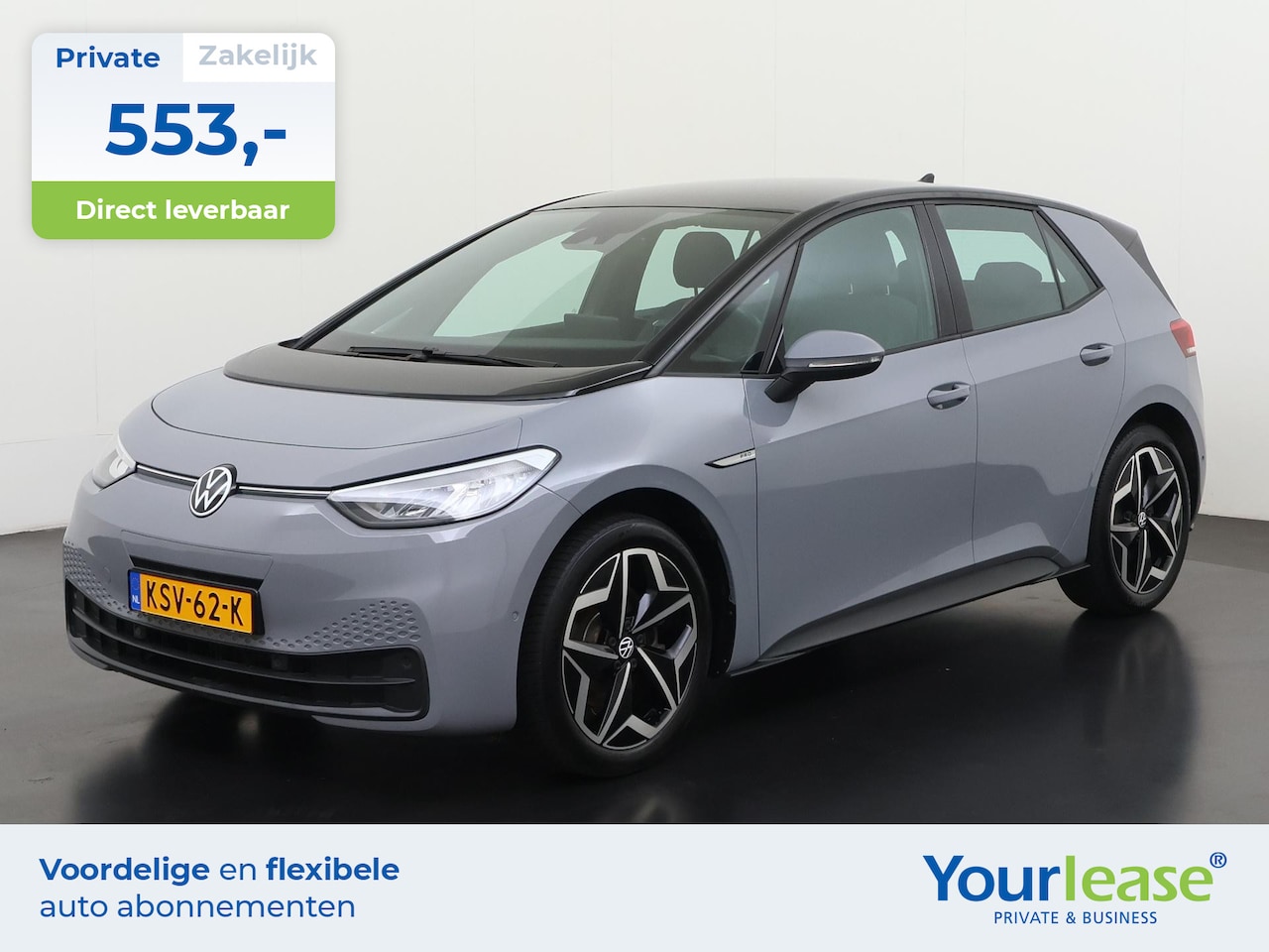 Volkswagen ID.3 - Pro 58 kWh | All-in 553,- Private Lease | Direct uit voorraad - AutoWereld.nl