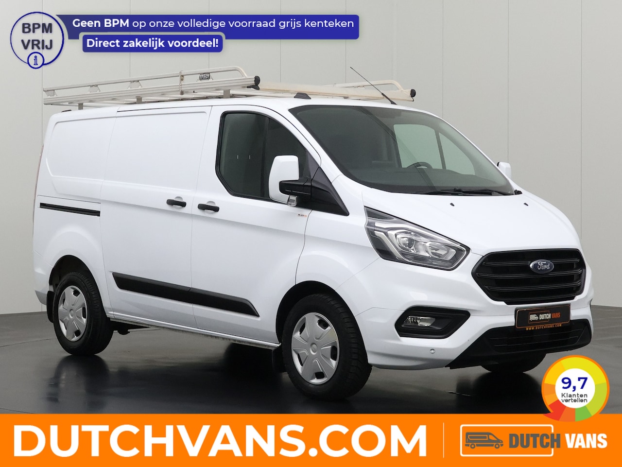 Ford Transit Custom - 2.0TDCi 130PK Business | Imperiaal | Multimedia | Airco | Cruise | 3-Zits | Betimmering - AutoWereld.nl