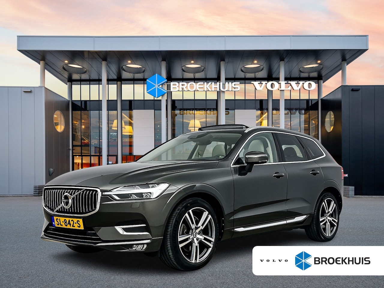 Volvo XC60 - T5 AWD Inscription | 20" | Luchtvering | Trekhaak | Geventileerd Nappa | Head-Up | Panora - AutoWereld.nl