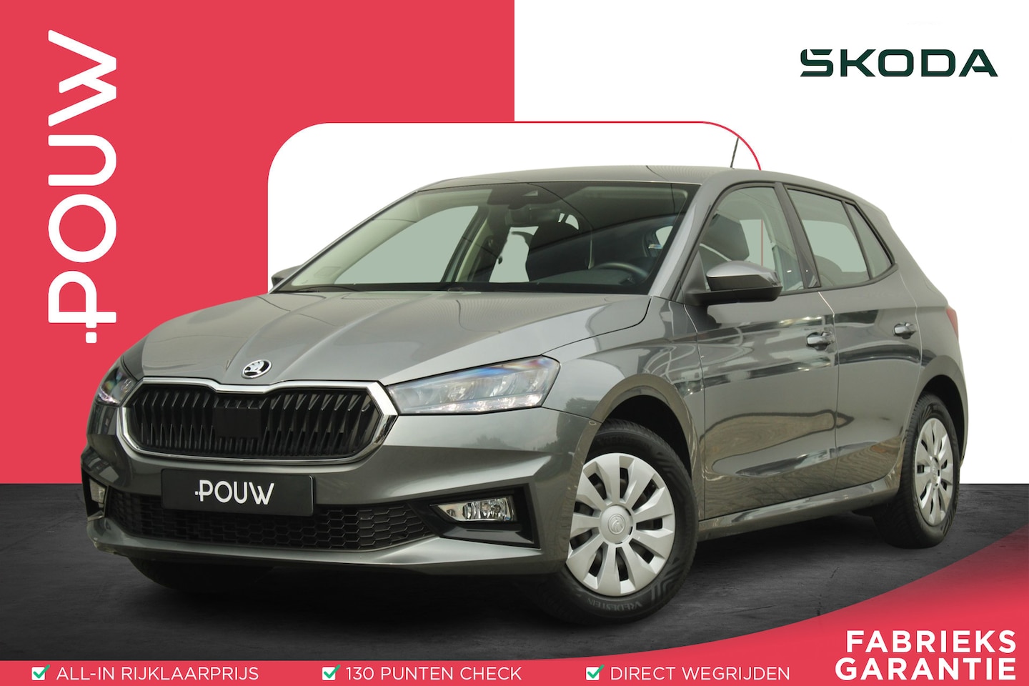 Skoda Fabia - 1.0 TSI 95pk Essence | Airco | Apple CarPlay / Android Auto | Limiter | Bluetooth | Parkee - AutoWereld.nl