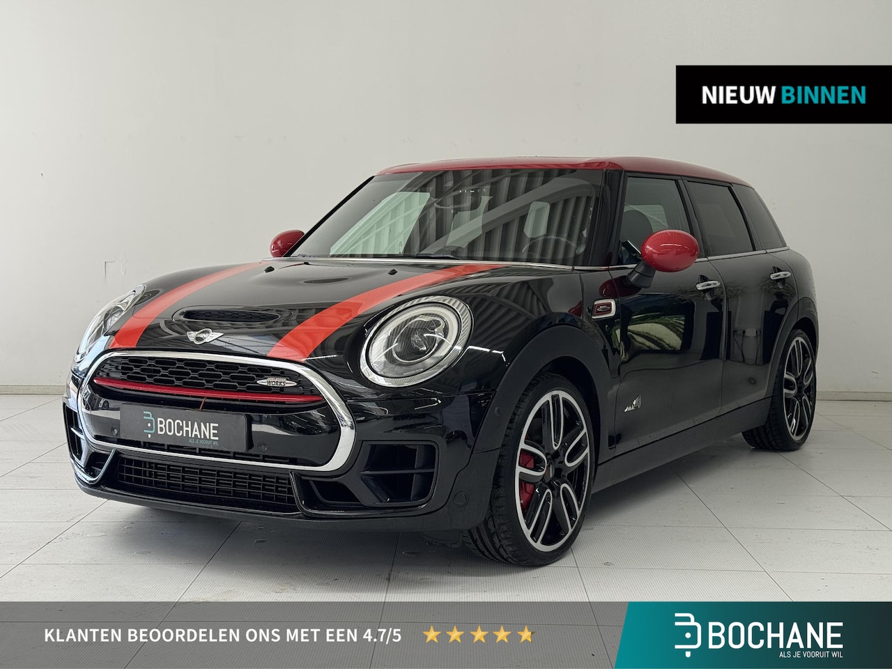 MINI Clubman - 2.0 John Cooper Works ALL4 Chili | Panoramadak | Navigatie | HUD | Stoelverwarming | Camer - AutoWereld.nl
