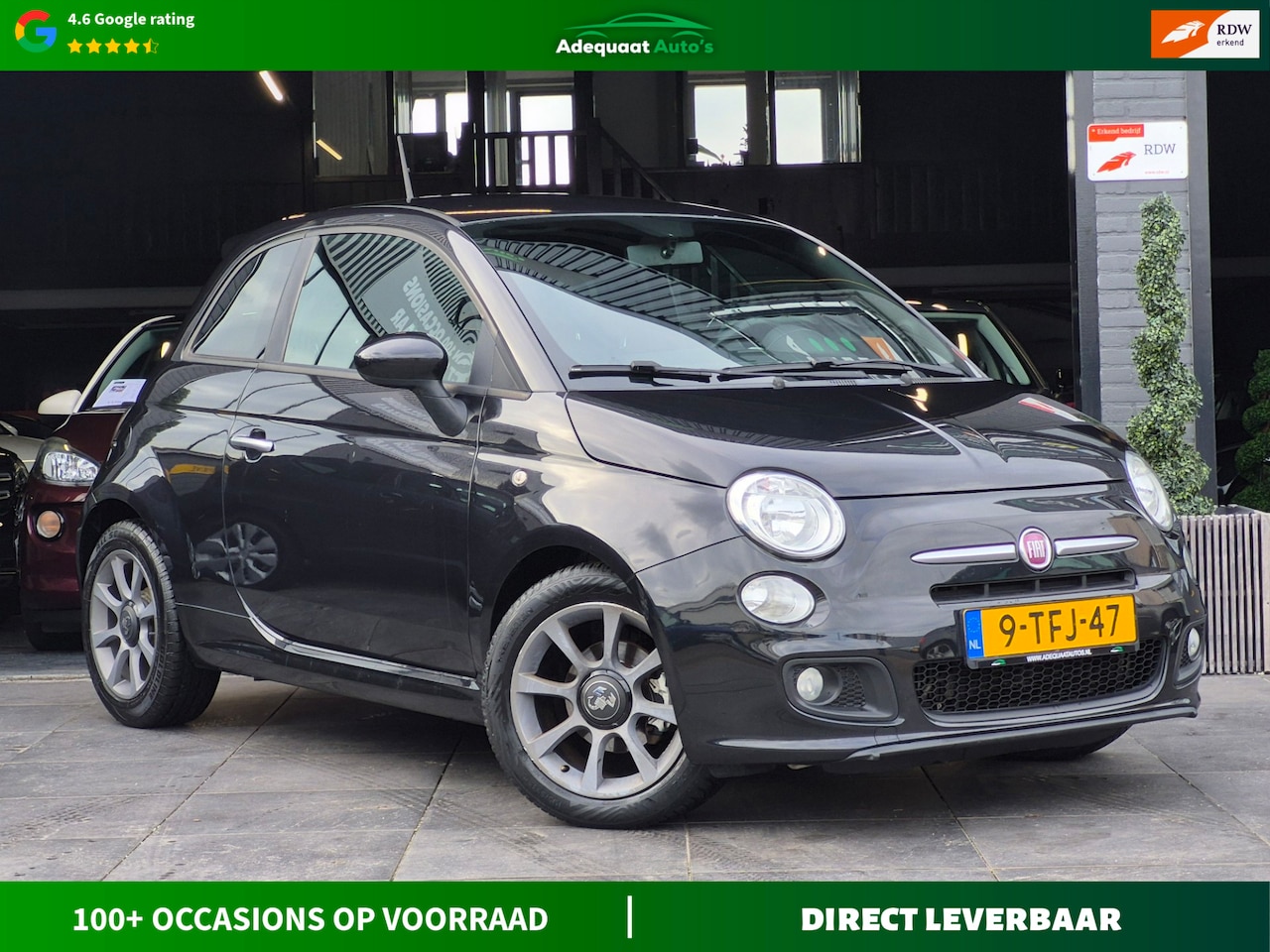 Fiat 500 - 0.9 TwinAir 500S|2e eig|NAP|Airco|El.Ramen|AUX|APK - AutoWereld.nl