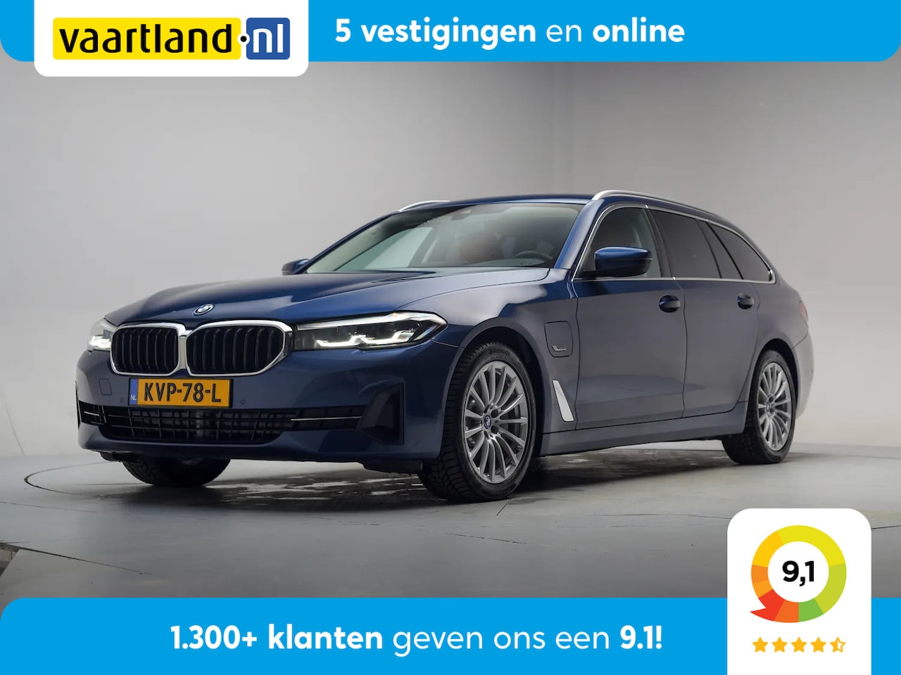 BMW 5-serie Touring - 520e Executive [ Leder Camera Apple/Android ] - AutoWereld.nl
