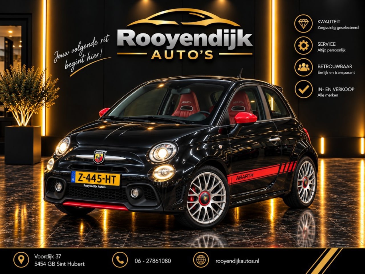 Fiat 500 Abarth - 1.4 T-Jet 595 70th Anniversary - AutoWereld.nl