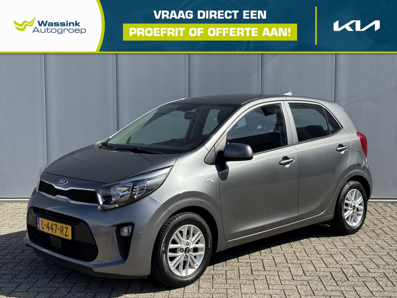 Kia Picanto - 1.0 DPi DynamicLine | Camera | Cruise Control | Carplay | Navigatie | Airconditioning | - AutoWereld.nl