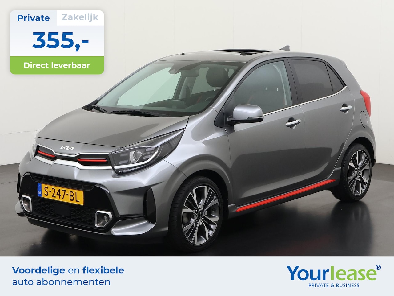 Kia Picanto - 1.0 T-GDi GT-Line 100PK | All-in 355,- Private Lease | Direct uit voorraad - AutoWereld.nl