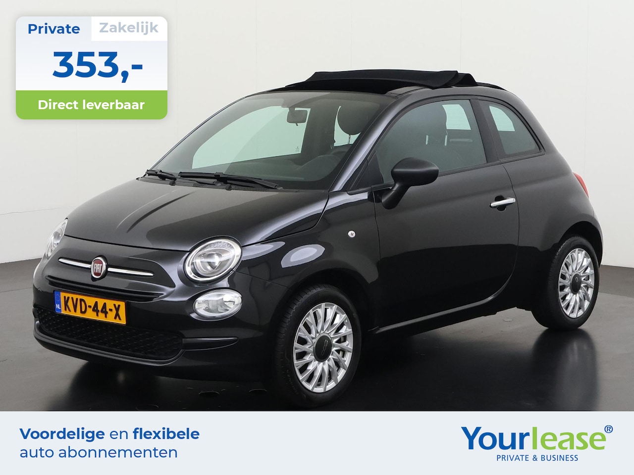 Fiat 500 C - 1.0 Hybrid Club | All-in 353,- Private Lease | Direct uit voorraad - AutoWereld.nl