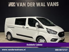 Ford Transit Custom - 2.0 TDCI 131pk Automaat L2H1 Dubbele Cabine Euro6 6-Zits | Airco | Camera | Navigatie | LE