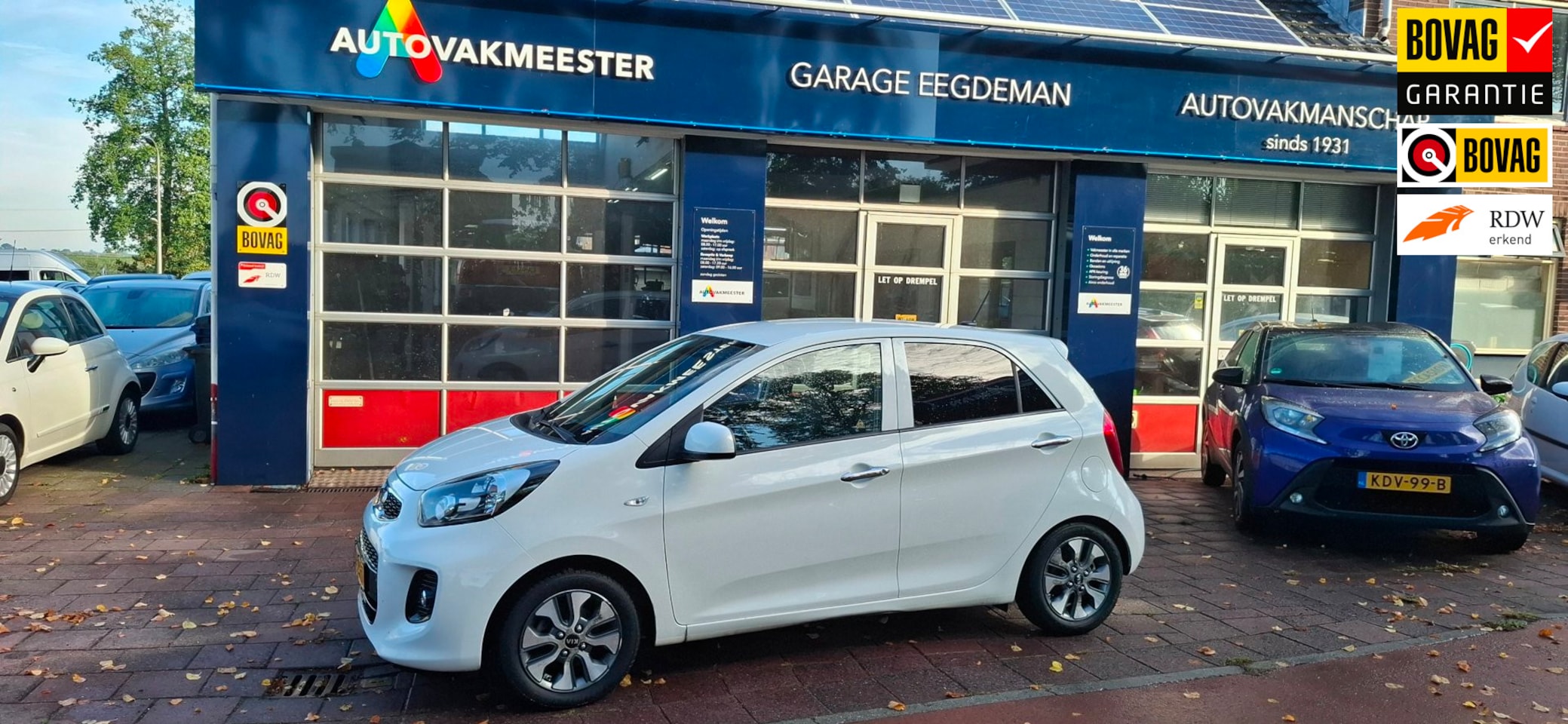 Kia Picanto - 1.0 CVVT ComfortPlusLine Navigator trekhaak, elektr. ramen. - AutoWereld.nl