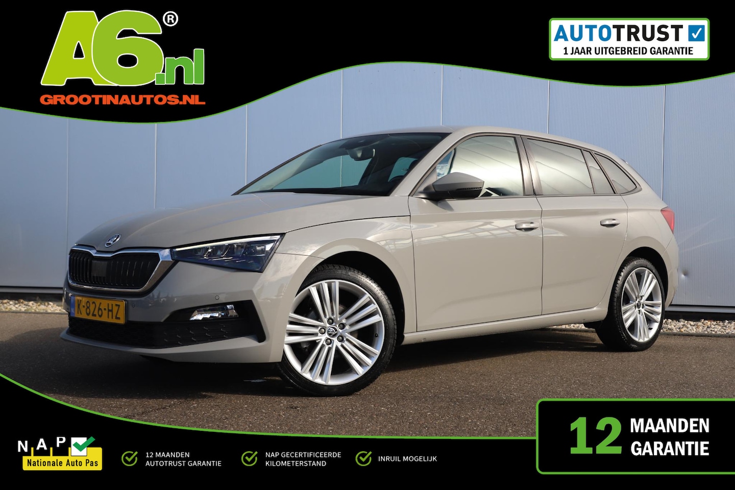 Skoda Scala - 1.0 TSI Business Edition Automaat 18 inch LMV Virtual Cockpit Half Leder Navigatie Achteru - AutoWereld.nl