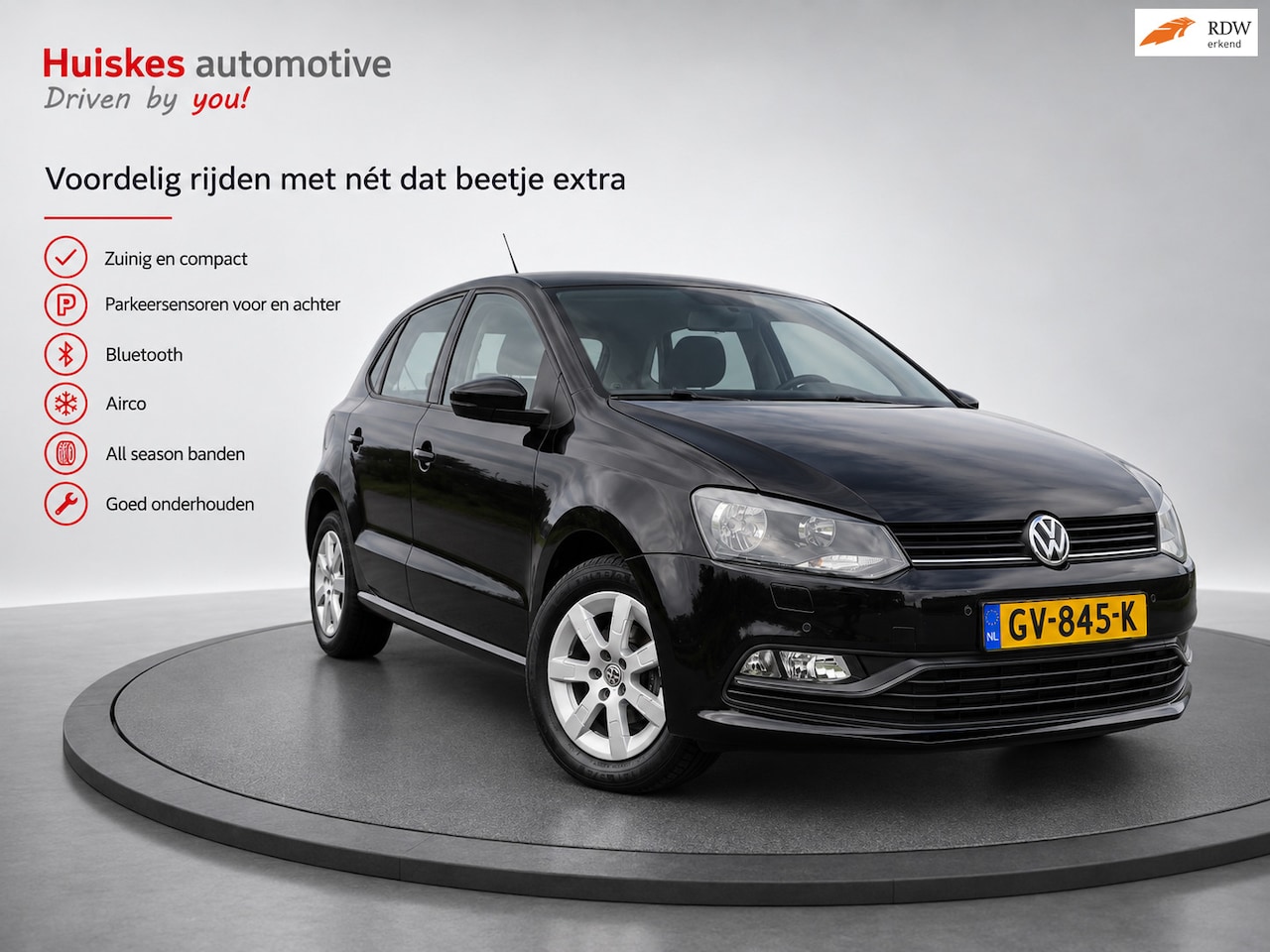 Volkswagen Polo - 1.0 First Edition Airco/pdc/bluetooth/all-season - AutoWereld.nl