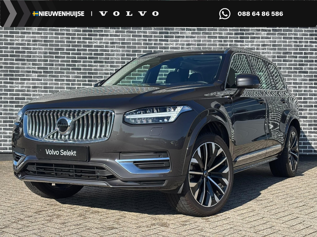 Volvo XC90 - 2.0 T8 Recharge AWD Ultimate Bright | Plug-in Hybrid (PHEV) | Nappaleder | Stoelventilatie - AutoWereld.nl