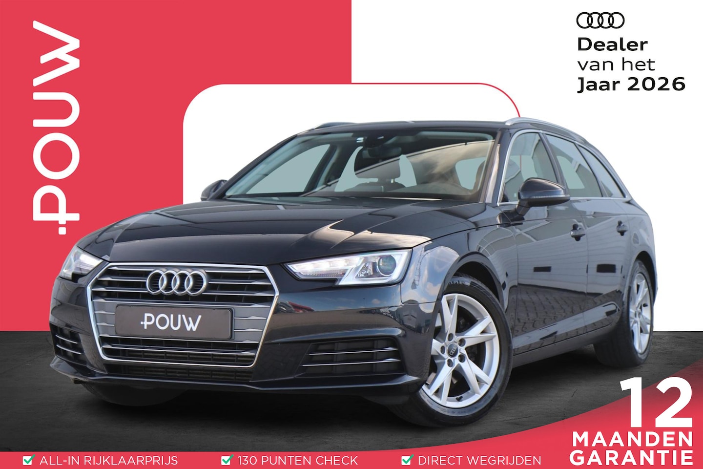Audi A4 Avant - 2.0 TFSI 190pk S-tronic Sport Lease edition | Trekhaak | Stoelverwarming | Virtual Cockpit - AutoWereld.nl