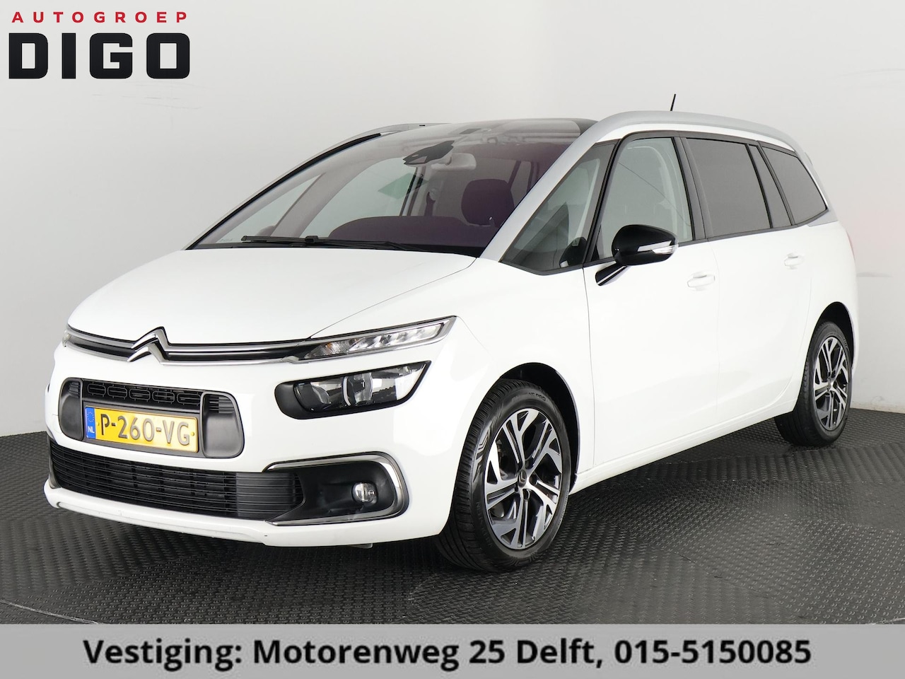Citroën Grand C4 SpaceTourer - 1.2 BUSINESS 7 ZIT AUTOMAAT 130PK GAR.TOT 6/2032* . NAVIGATIE . BLUETOOTH . - AutoWereld.nl