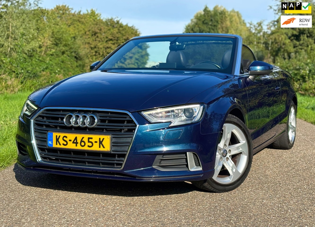 Audi A3 Cabriolet - 1.4 TFSI CoD Sport Pro Line Aut/Drive Select/Leder - AutoWereld.nl