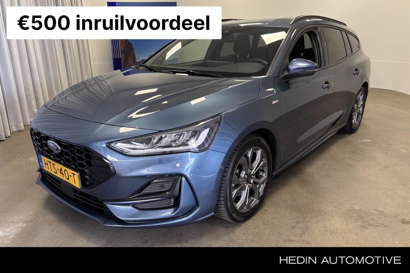 Ford Focus Wagon - 1.0 EcoBoost Hybrid ST Line Automaat | BLIS | Stoel / Stuur & Voorruitverwarming | Achteru - AutoWereld.nl