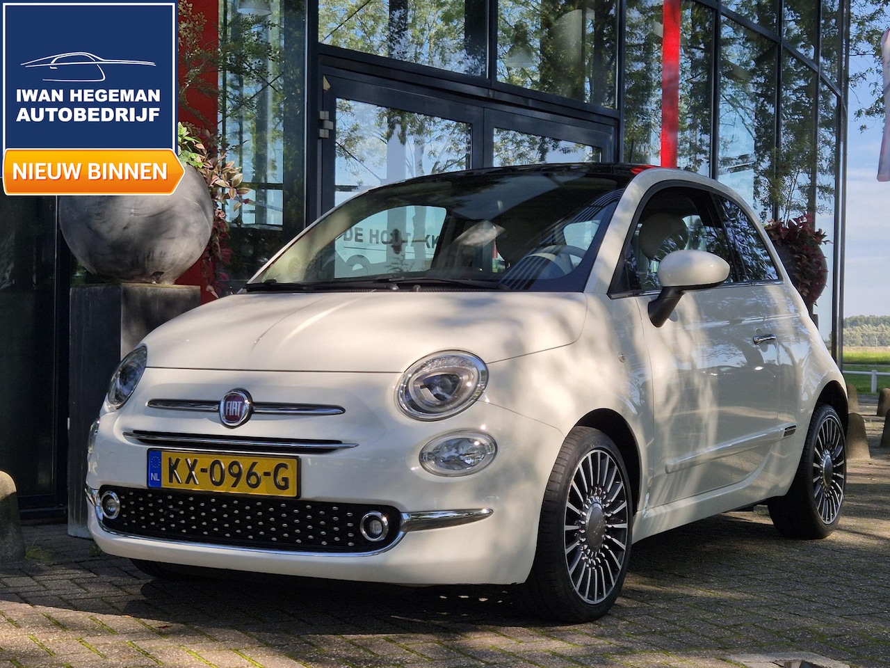 Fiat 500 - 0.9 TwinAir Turbo Lounge | Panoramadak | Navigatie | Climate Control | Navigatie | Parkeer - AutoWereld.nl