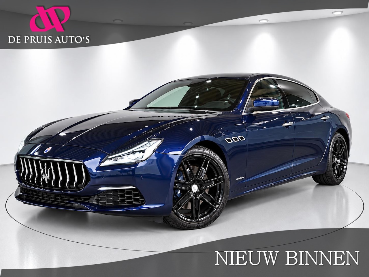 Maserati Quattroporte - 3.0 S Q4 GranLusso Panodak 360 Camera ACC Harman/Kardon Sound - AutoWereld.nl