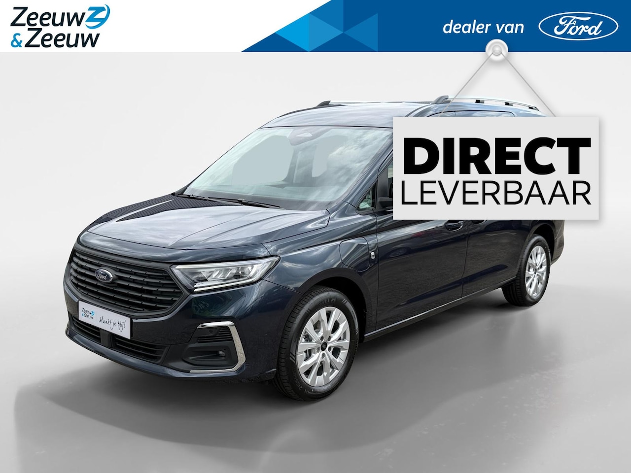 Ford Transit Connect - Ford Tourneo Connect PHEV L2 Titanium 7p. | Uit Voorraad Leverbaar | Geel Kenteken | Autom - AutoWereld.nl