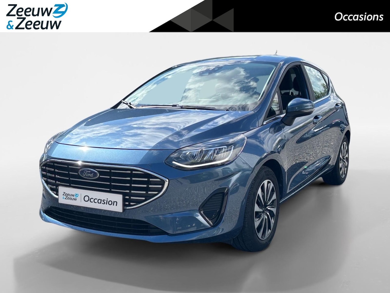 Ford Fiesta - 1.0 EcoBoost Hybrid Titanium | Stoel/stuur en voorruitverwarming | Cruise control | Parkee - AutoWereld.nl