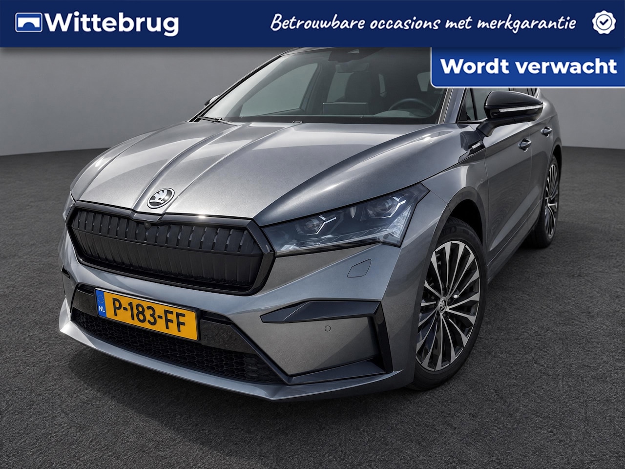 Skoda Enyaq iV - 80 Sportline / Navigatie / Camera / Parkeersensoren V+A / Dodehoek herkenning / Stoel+stuu - AutoWereld.nl